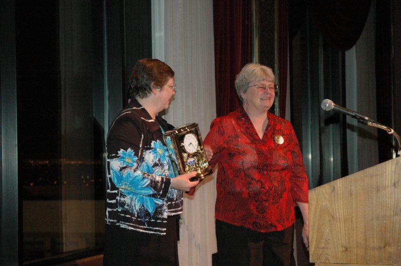 Charli Receives Cleo Curtis Award